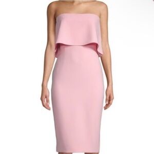Lively Strapless Pink Midi Dress in Size 2